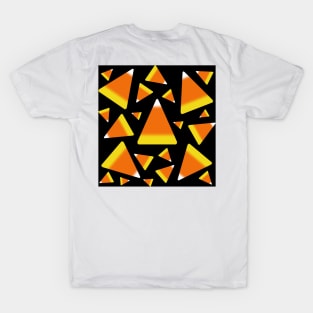 Candy Corn Black T-Shirt